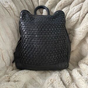 Vilenca Holland Anthropology Black Woven Leather Backpack
Offer welcome